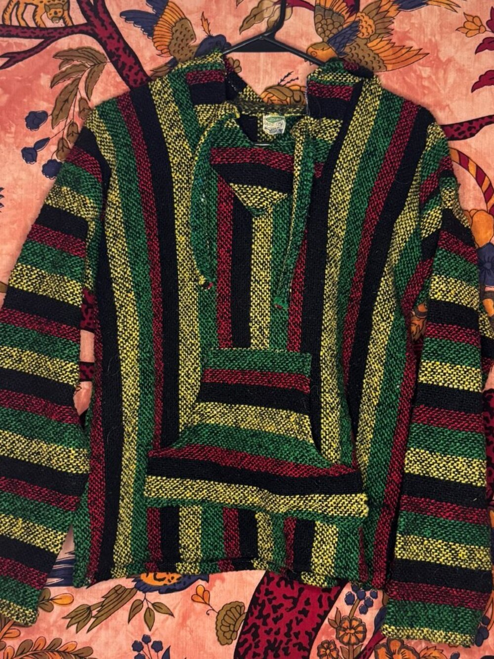 Classic Rasta-Colorded Baja Hoodie